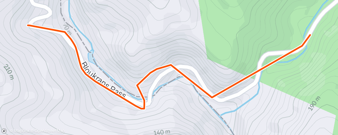 Mapa de la actividad (Morning Walk)