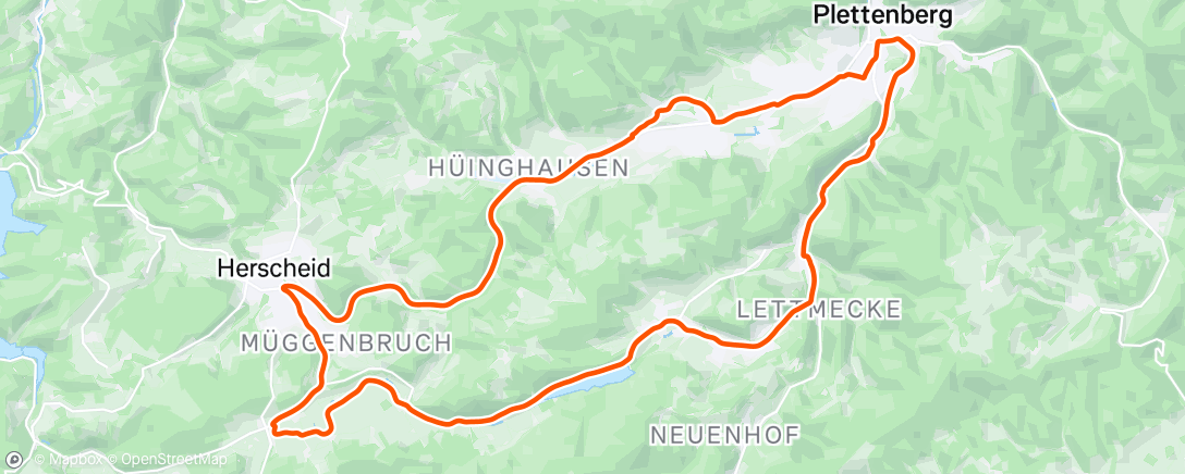 Map of the activity, RR - Müde 2.0
