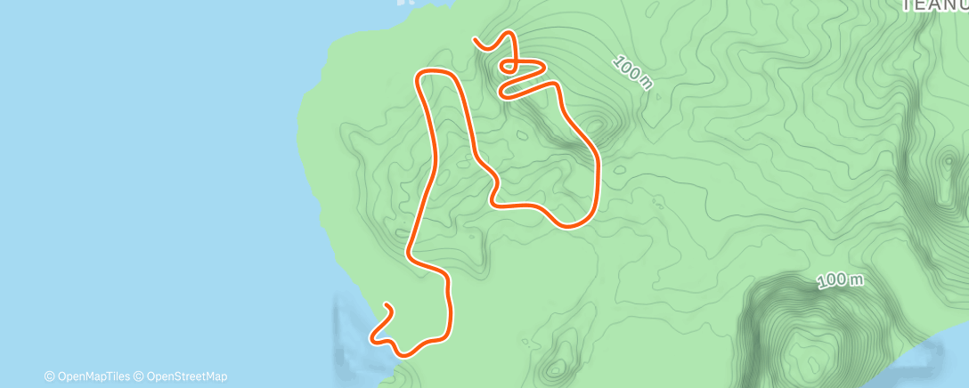 Map of the activity, Zwift - Hilly Route in Watopia