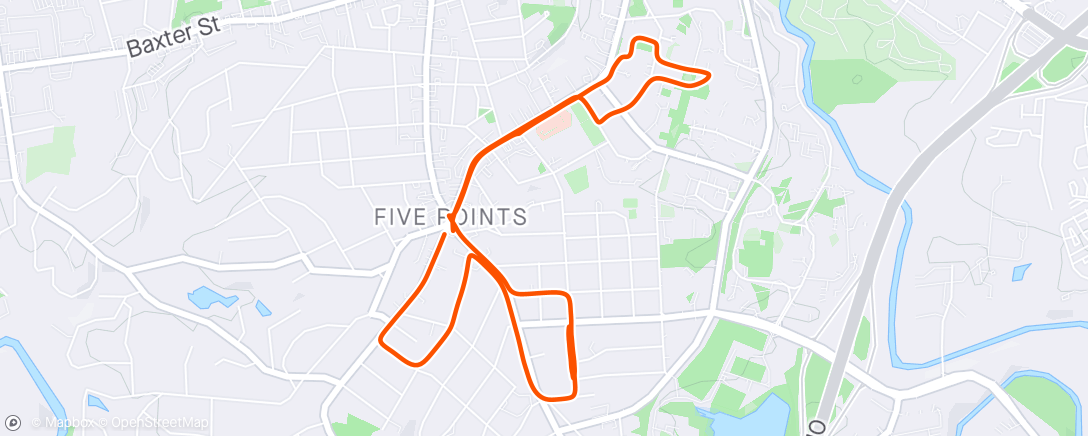 Map of the activity, A few easy hills 🏃🏻‍♂️