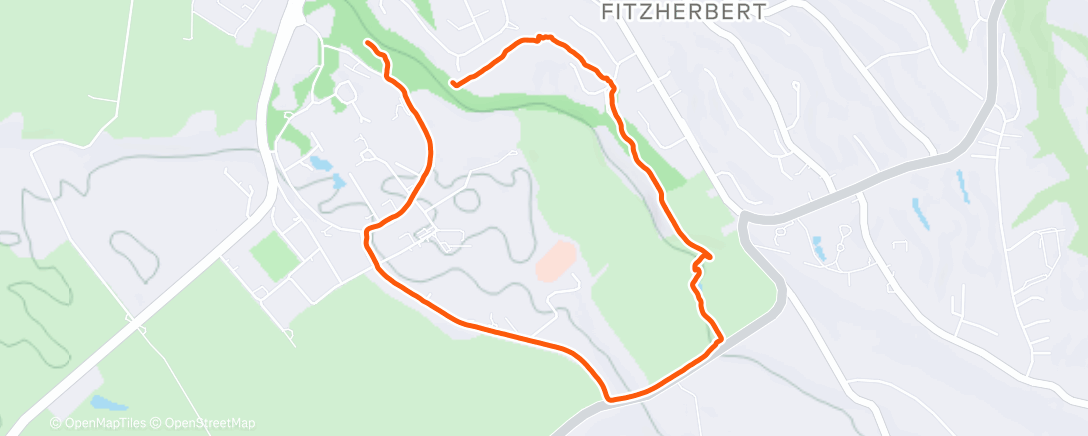 Mappa dell'attività Lunch Walk