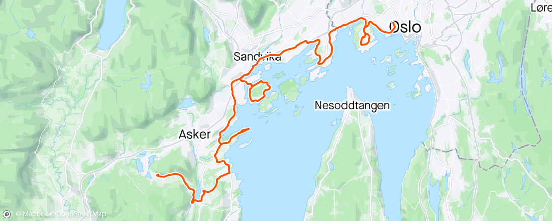 Map of the activity, J2H - Øyhopping 🚴‍♂️🏝🚴‍♂️🏖🚴‍♂️
i vår"varmen"🥶