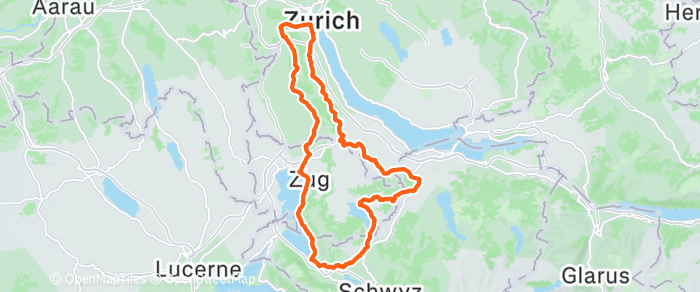 Route map — CH_Zurich_Road