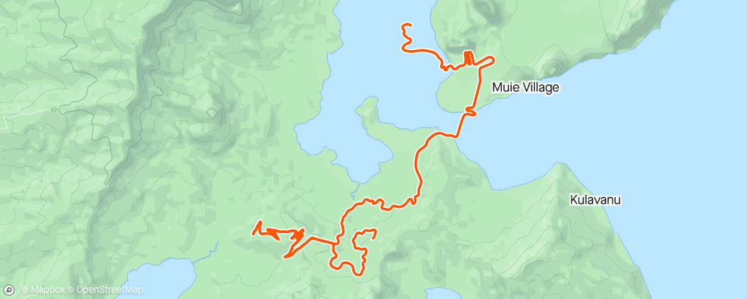 Mapa da atividade, Zwift - Tour of Fire and Ice