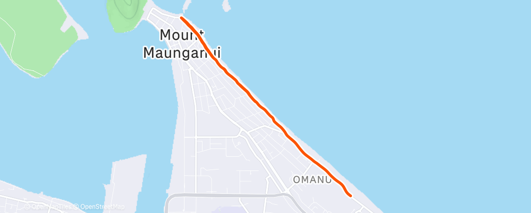Map of the activity, Morning Run