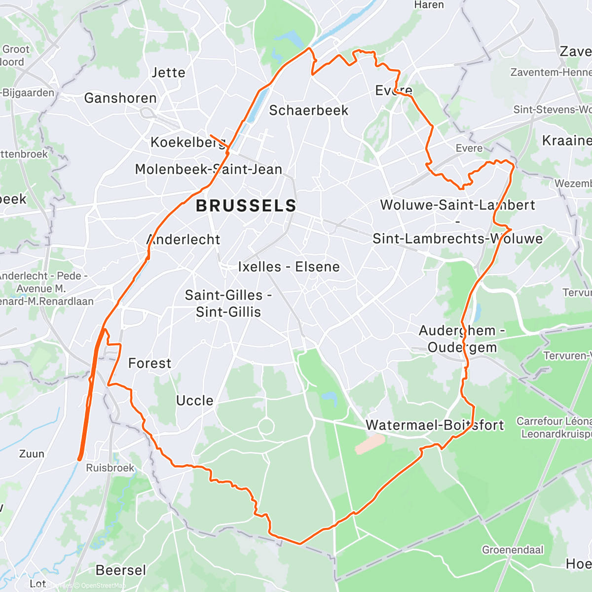 Map of the activity, Back in toooown !