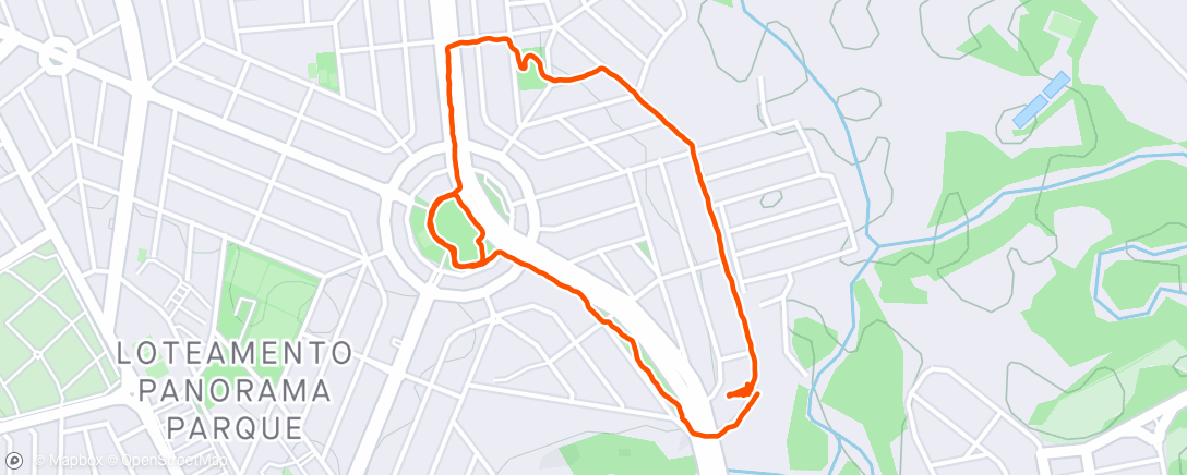 Karte der Aktivität „Caminhada”
