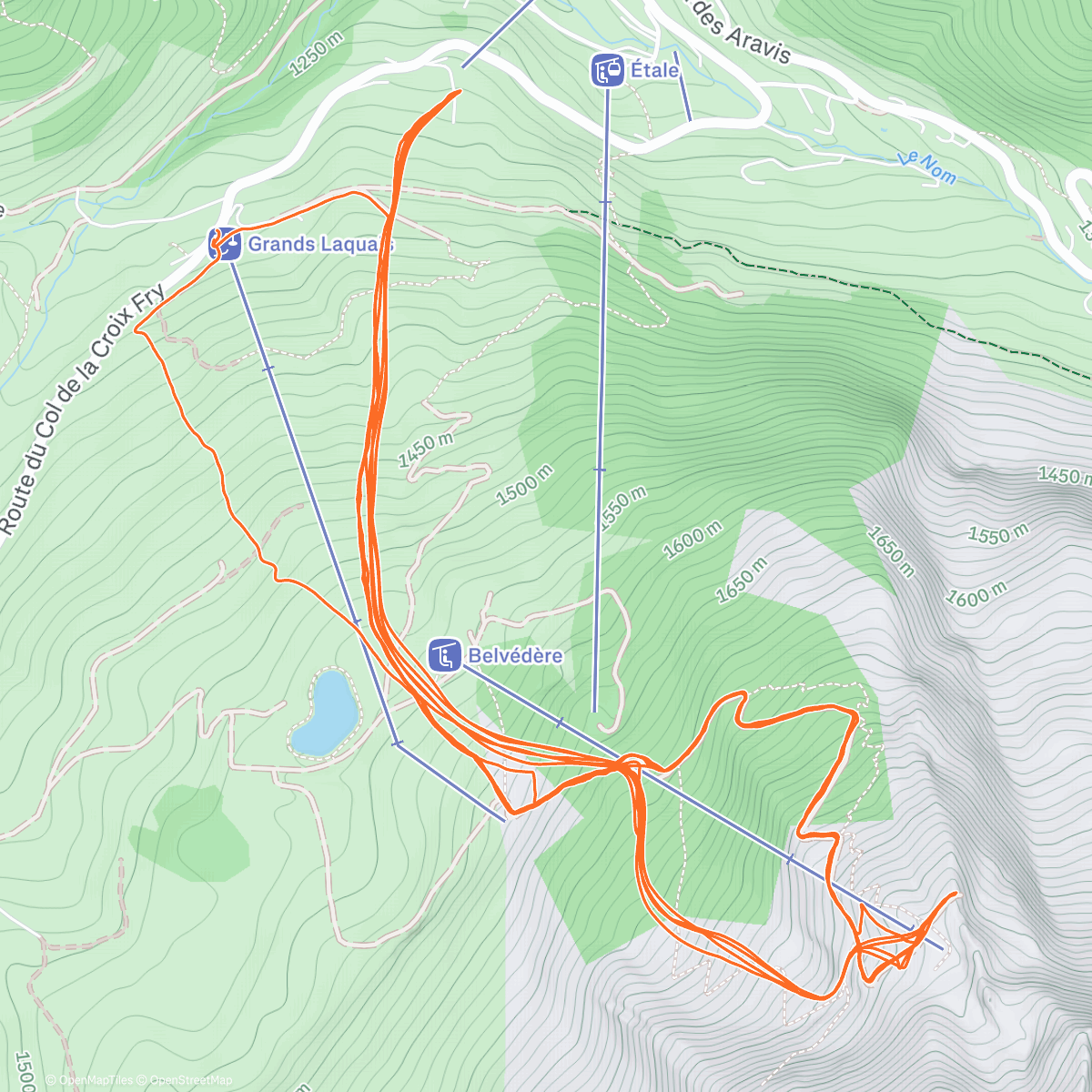 Mappa dell'attività Dernière des vacances avec Jules