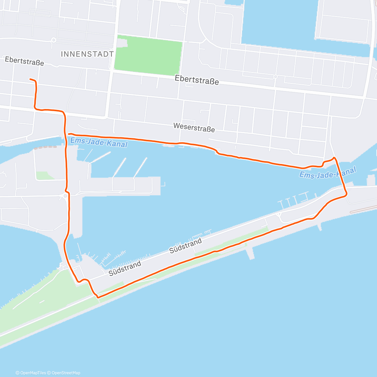 Карта физической активности (Moin moin)