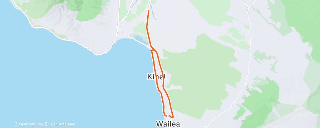 Map of the activity, Morning Ride