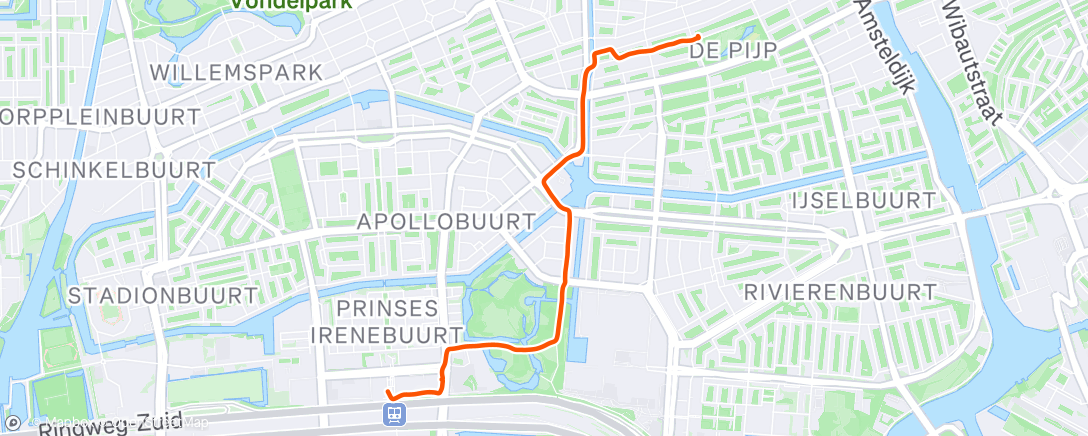 Map of the activity, Namiddagrit