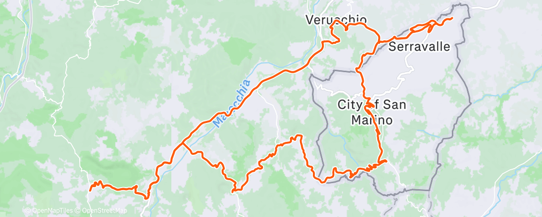 Карта физической активности (Pedalata mattutina)