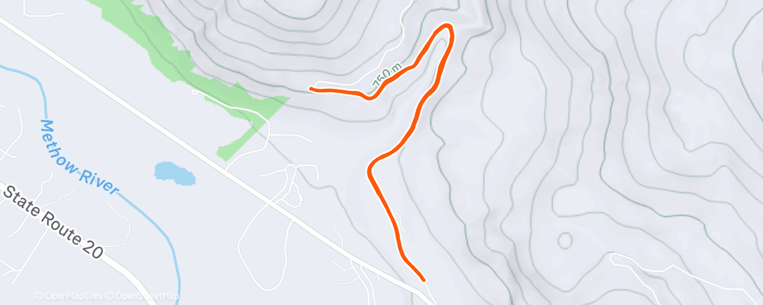 Map of the activity, Leg shake