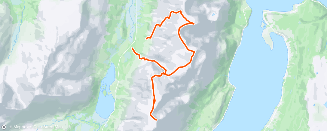 Mapa da atividade, Lavangstind - Musnestind - Karltind