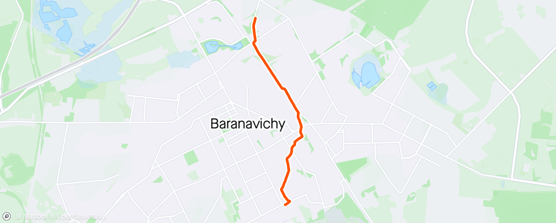 Mapa de la actividad (Утренний велозаезд)