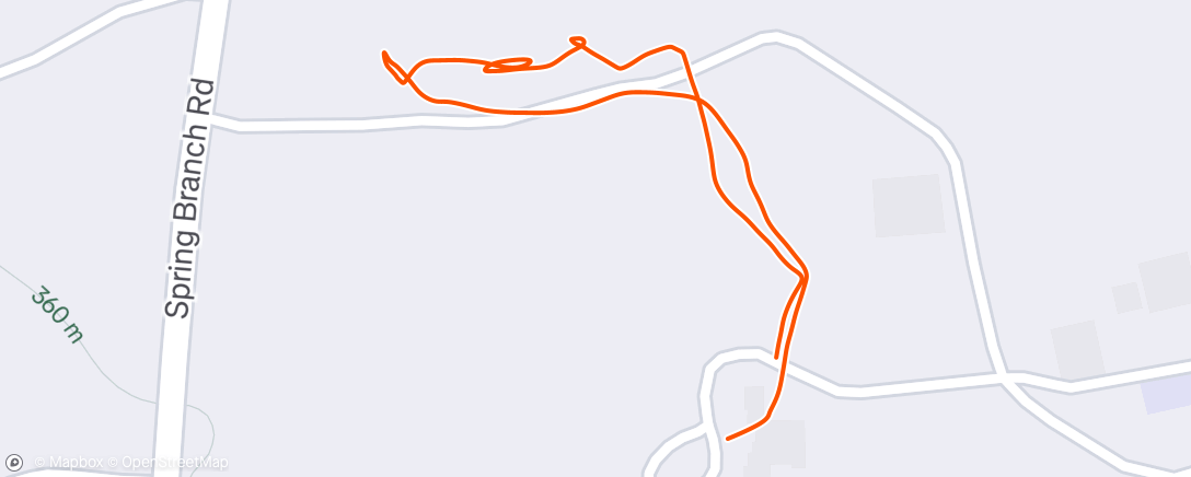 Map of the activity, Afternoon Walk