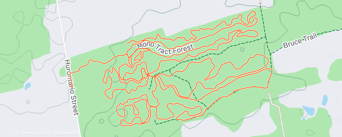 Map of the activity, Morning Mountain Bike Ride