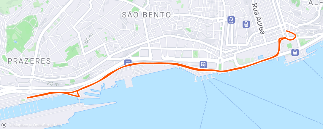 Map of the activity, Easy 30 in Lisbon 🇵🇹