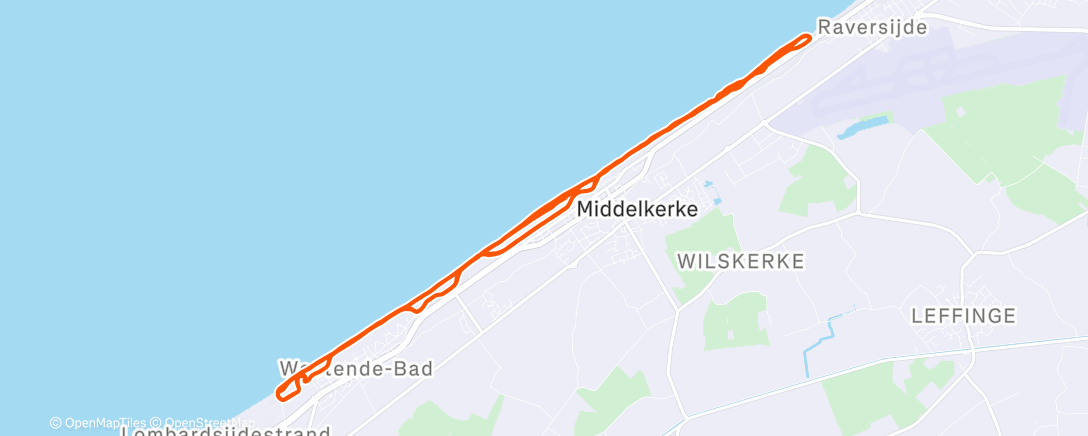 Map of the activity, Ochtendrit op mountainbike