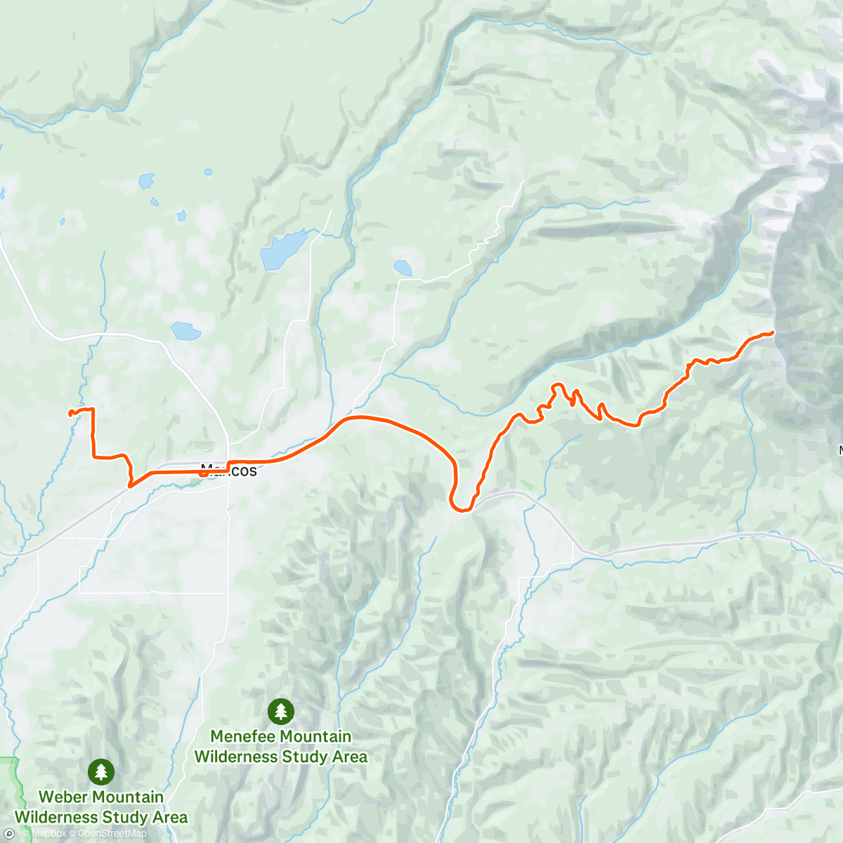 Map of the activity, Madden from home
