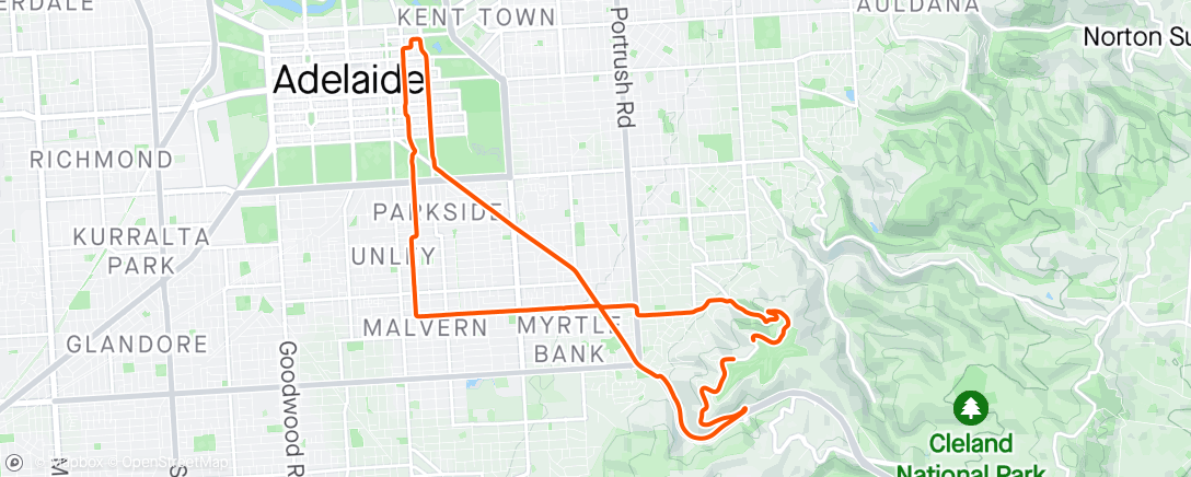 Map of the activity, First ride post bronc