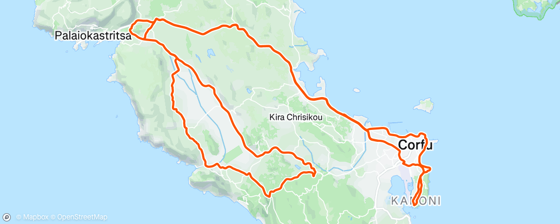 Map of the activity, Morning Ride