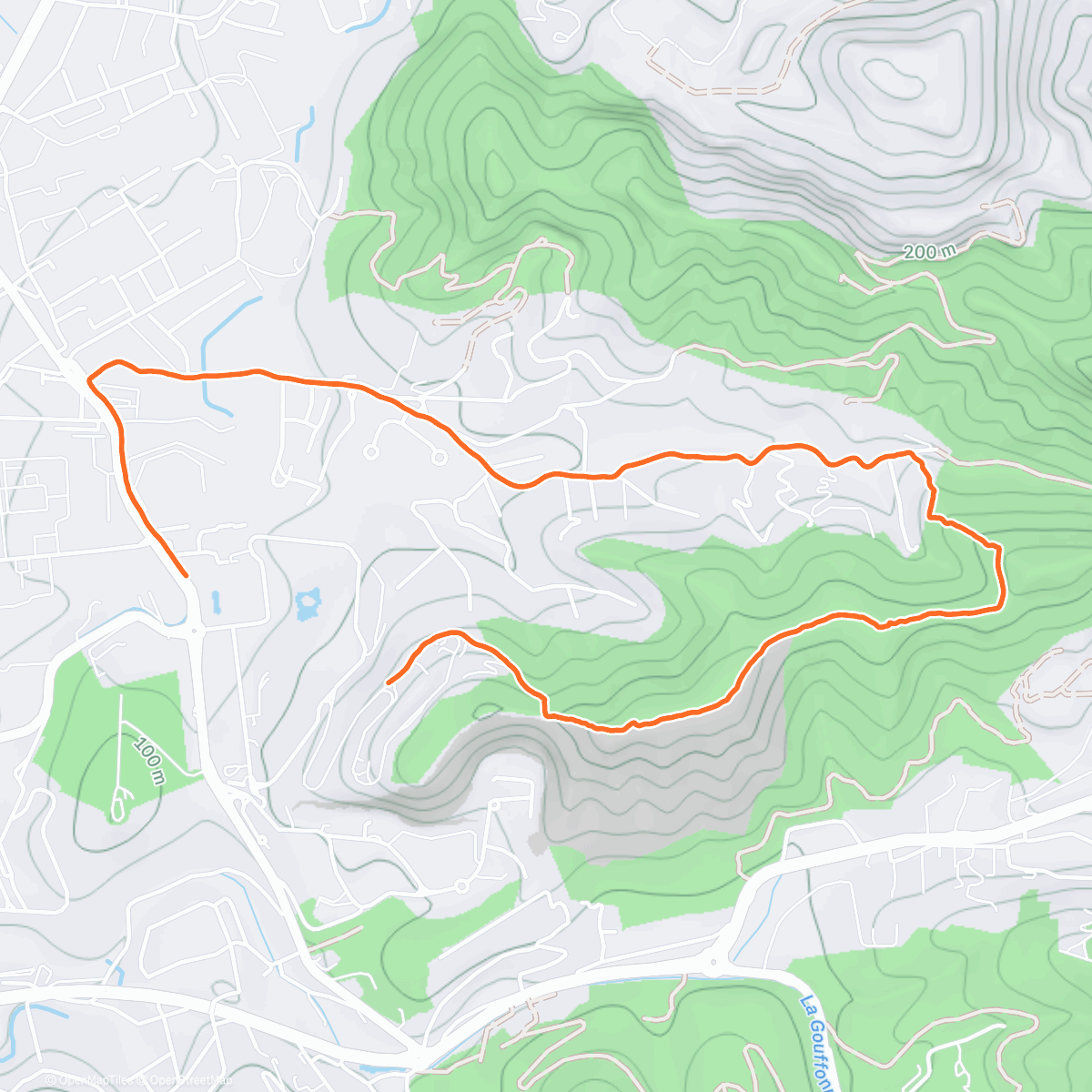 Map of the activity, Trail feat Ulysses et Guillaume…