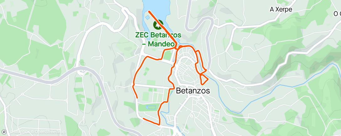 Mappa dell'attività Betanzos FCz2