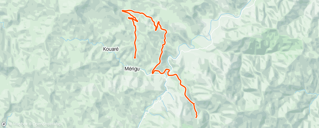 Map of the activity, Zwift - Aerobic Builds on Mt Fuji in France