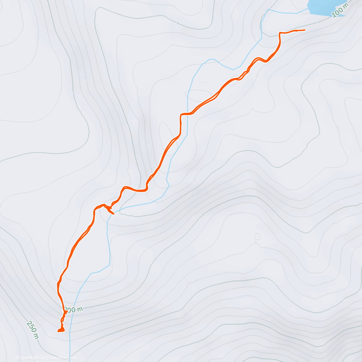 Map of the activity, Bengoh Dam Trail