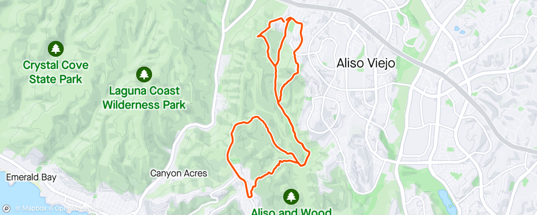 Map of the activity, Aliso
