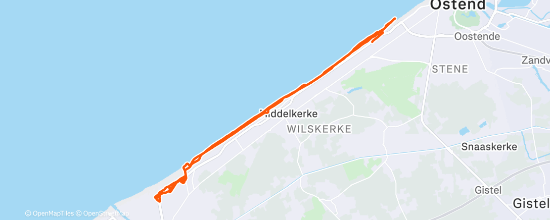 Map of the activity, Recup aant zeetje 🏖