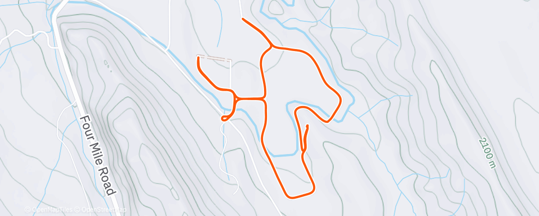 Map of the activity, Morning Walk