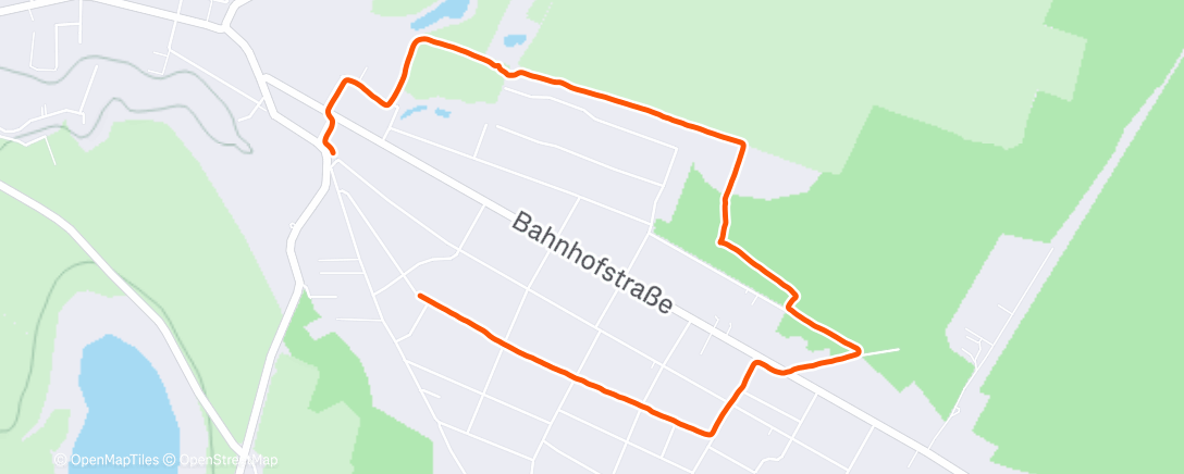 Map of the activity, 027'25 checking out the old Tree house. A lot has changed...