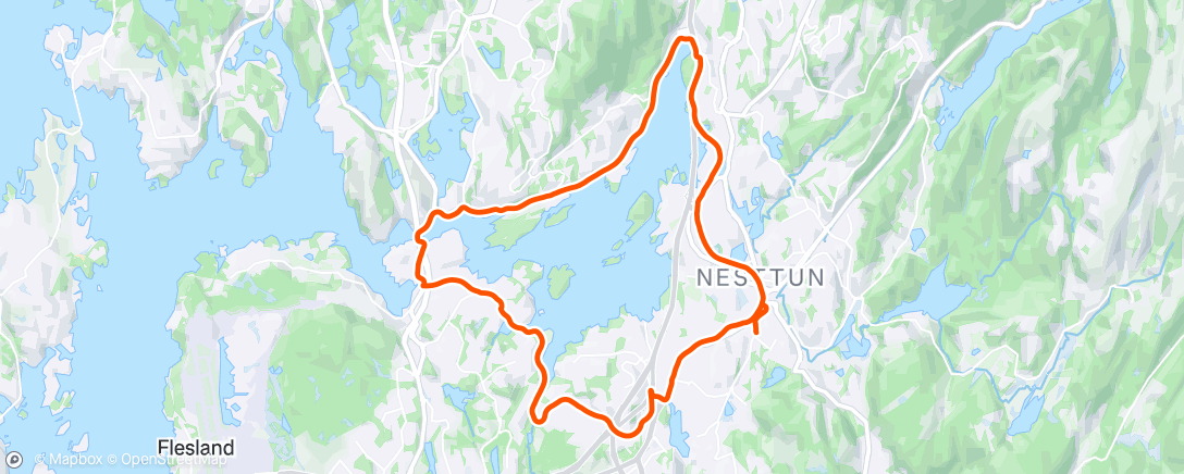 Map of the activity, Nordåsvatnet