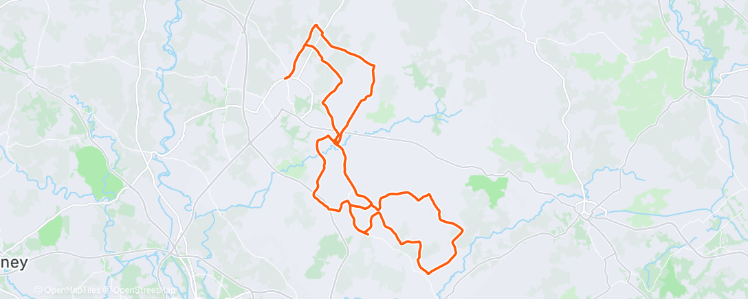 Карта физической активности (Morning Ride)