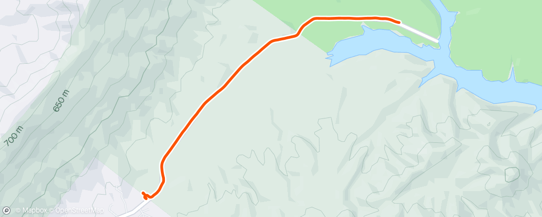 Mapa da atividade, Afternoon Trail Ride