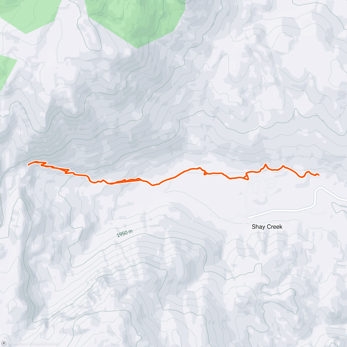 Map of the activity, Charity Valley Cleanup