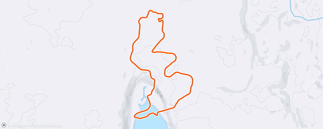 Map of the activity, Zwift - Z2 in Makuri Islands