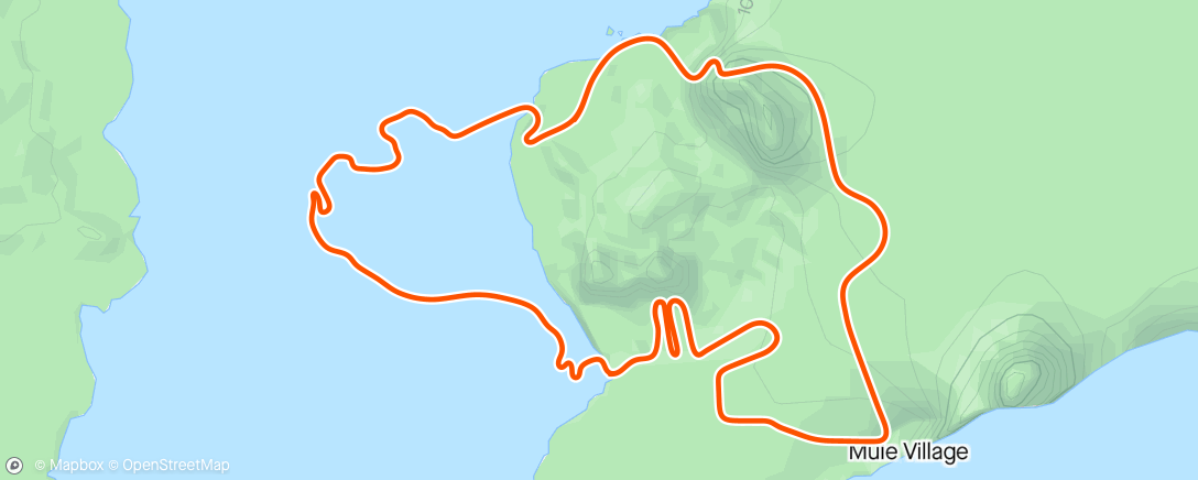 Map of the activity, Zwift - AE2. Base Ride in Watopia
