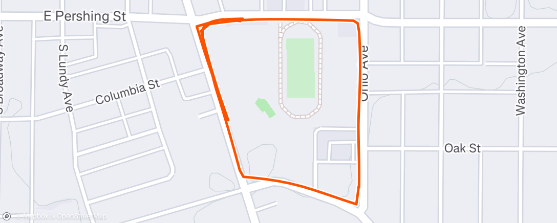 Map of the activity, thursday up