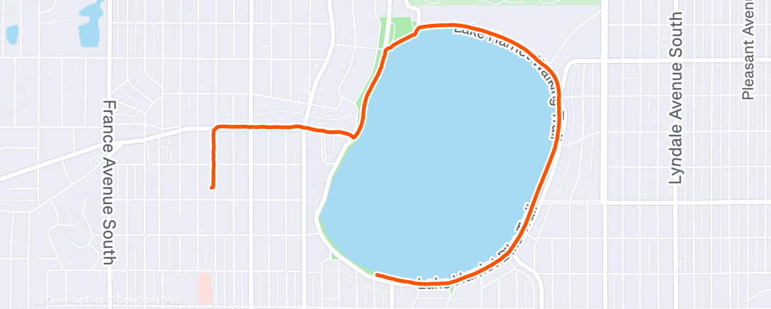 Map of the activity, 20251225: Thursday Morning Walk
