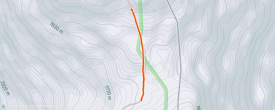 Map of the activity, Lunch Hike