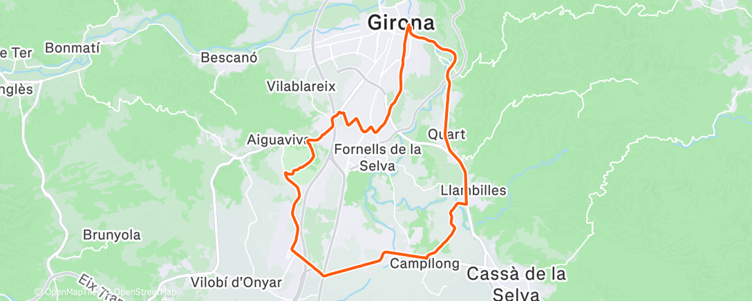 Mapa de la actividad (Training)