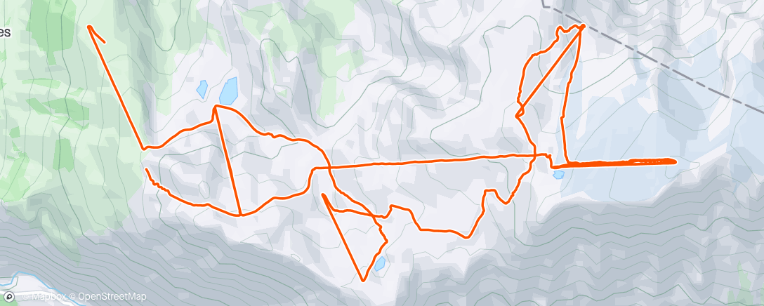 アクティビティ「Afternoon Alpine Ski」の地図