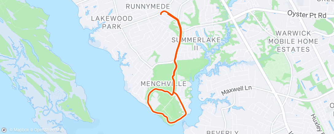 Peta aktivitas, Afternoon Run