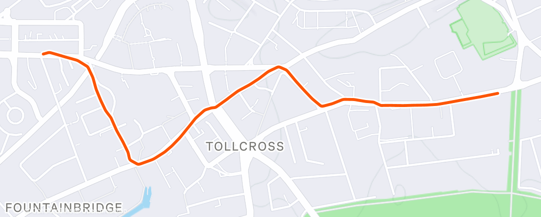 Map of the activity, 傍晚行走