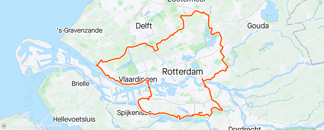 Map of the activity, Omloop van Rotterdam