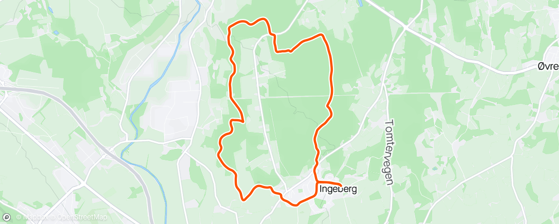 Map of the activity, Morning stijogg