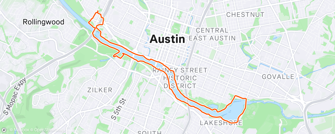 Map of the activity, Morning Ride